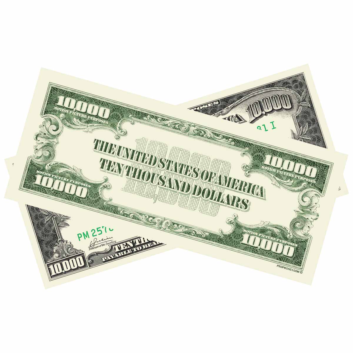 $10,000 Vintage Series Prop Money Bills - Prop Money Inc.