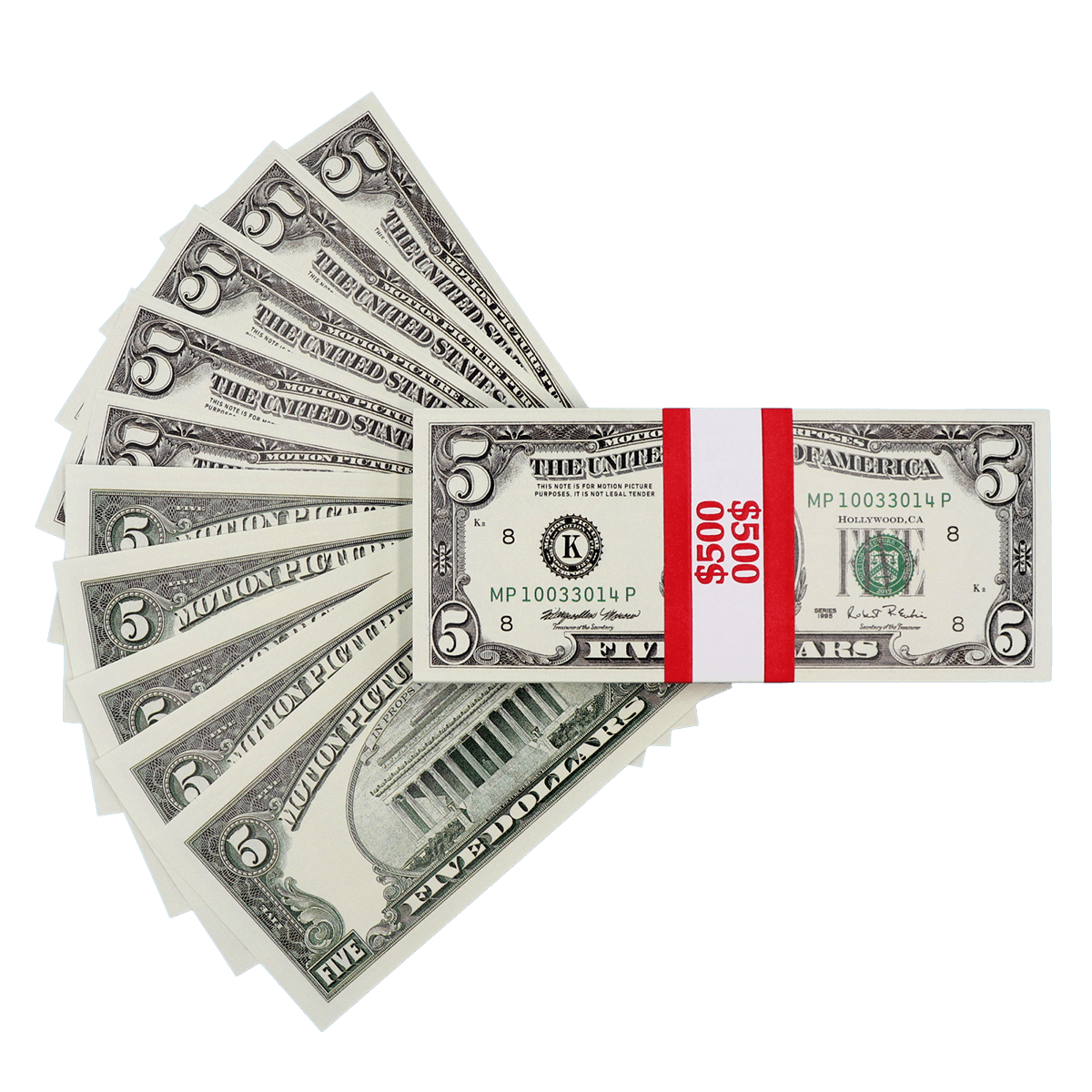 $500 Full Print 1990s Series Stack - PropMoney.com