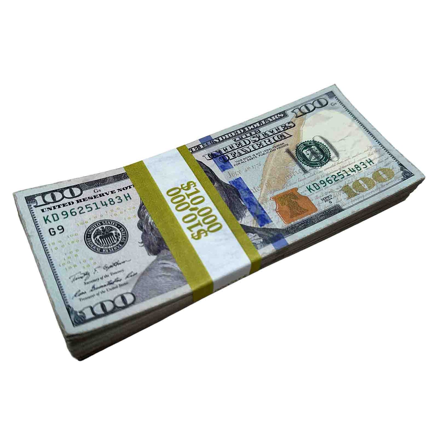 $100 Close-Up ✔️RealAged™ New Series Bills – Realistic Hero Prop Money