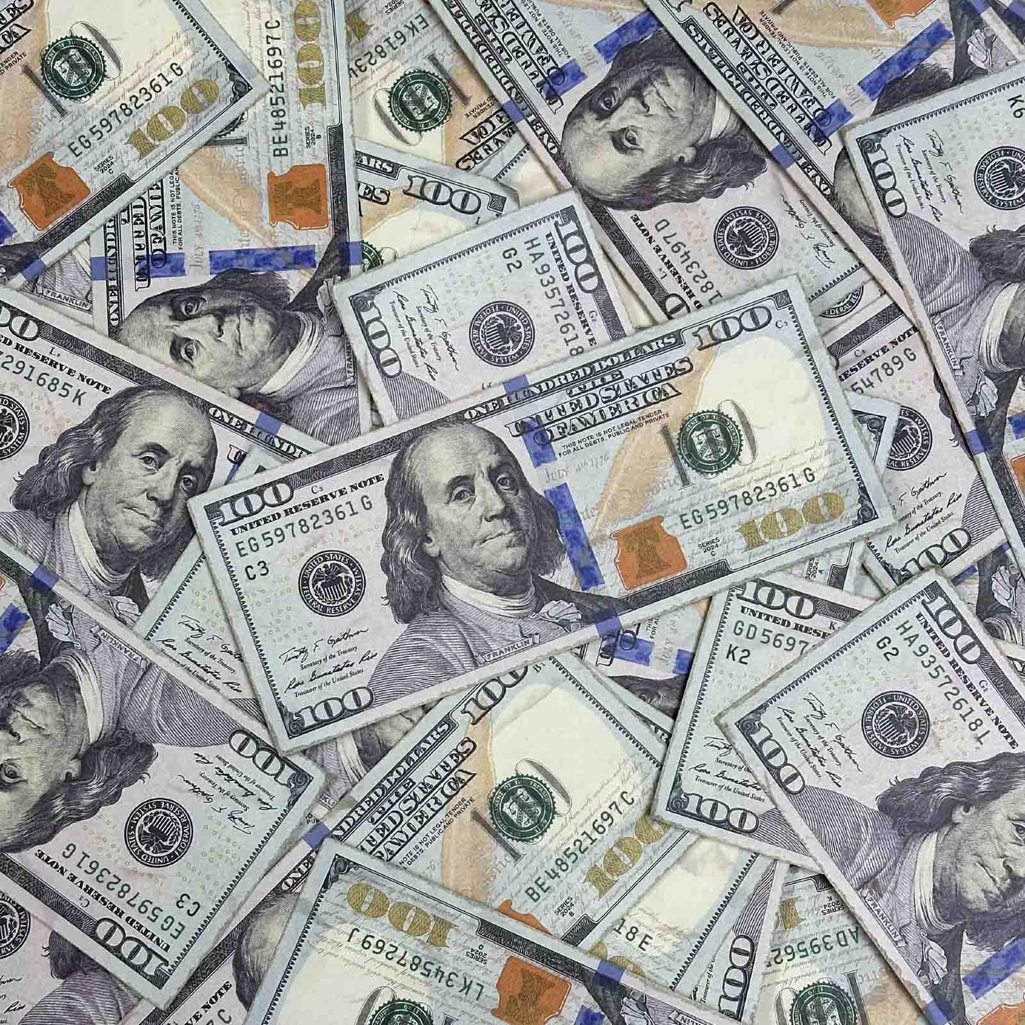 $100 Close-Up ✔️RealAged™ New Series Bills – Realistic Hero Prop Money