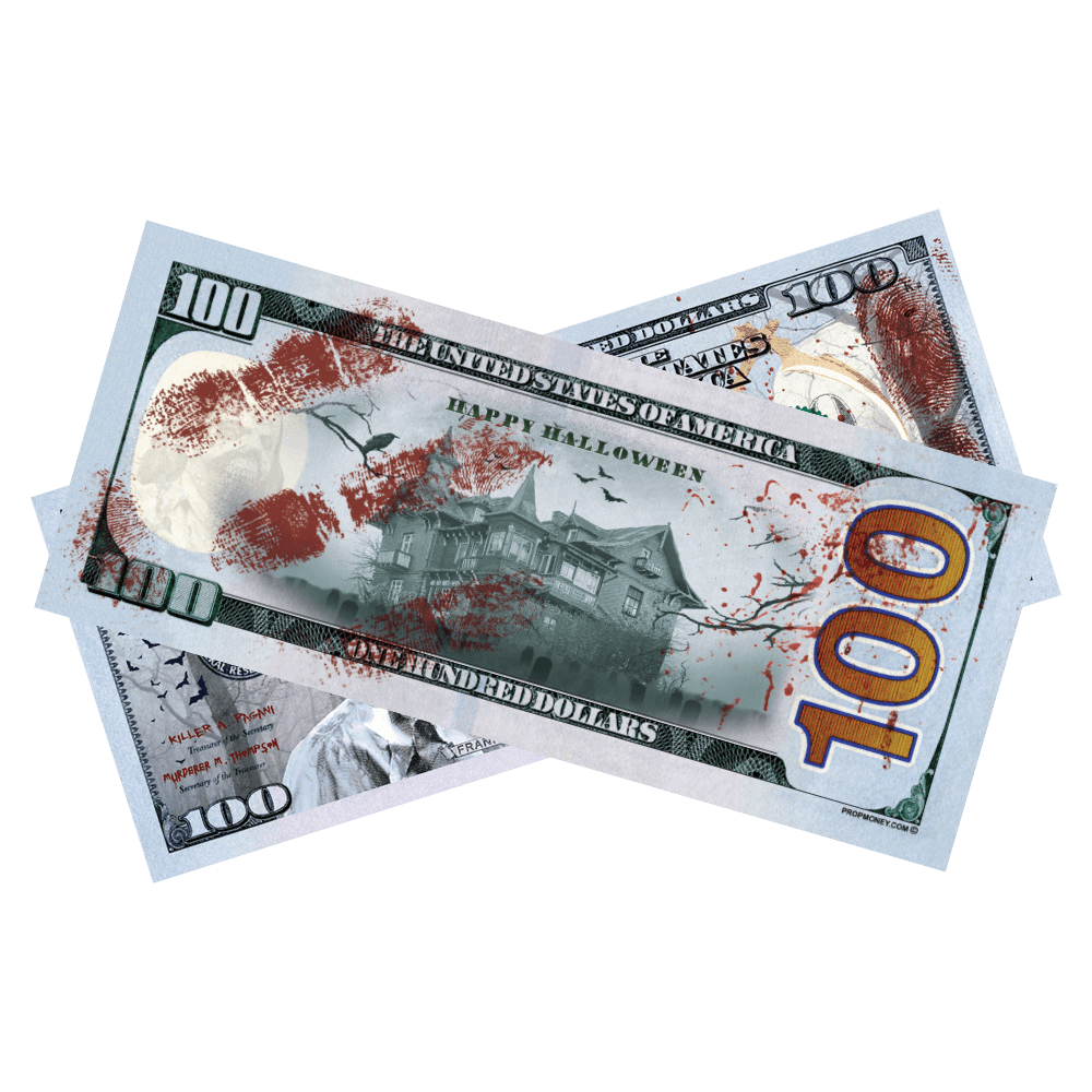 Happy Halloween Graveyard Bills - PropMoney.com