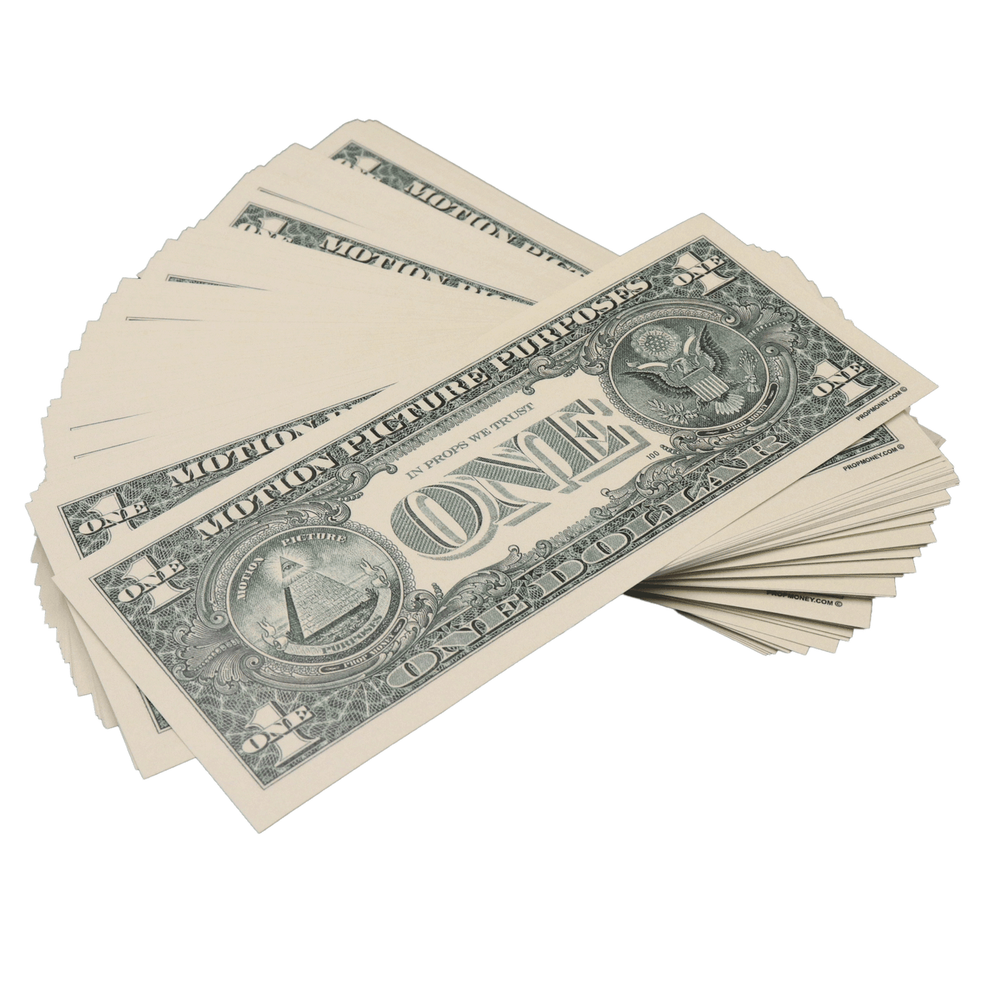 All Denomination Full Print 1990 Series Mixed Bills Stack - PropMoney.com