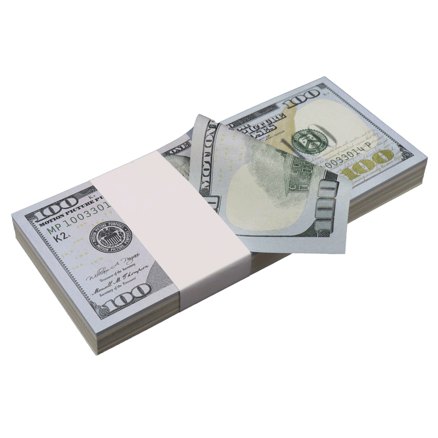 All Denomination Full Print New Series Mixed Bills Stack - PropMoney.com