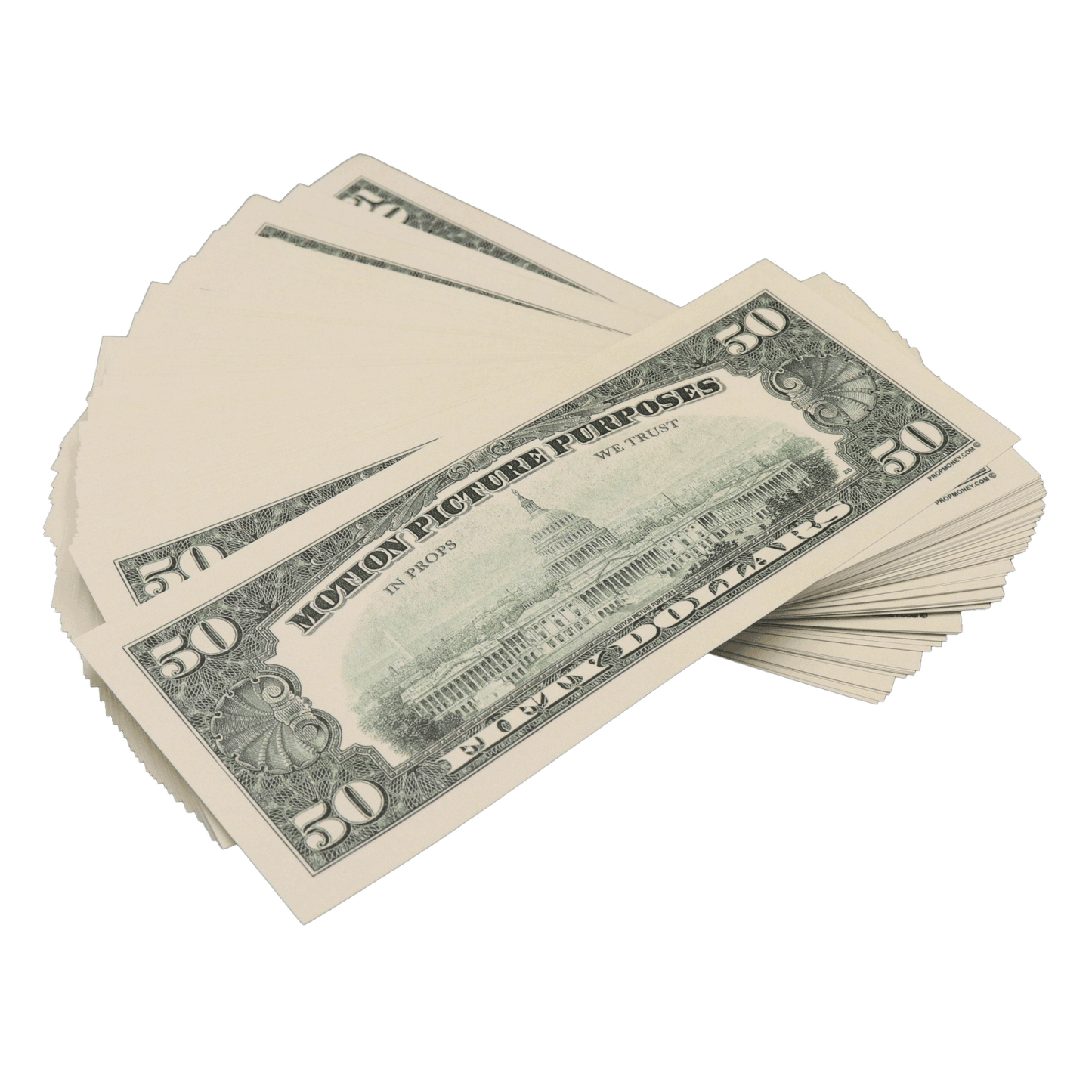 All Denomination Full Print 1990 Series Mixed Bills Stack - PropMoney.com