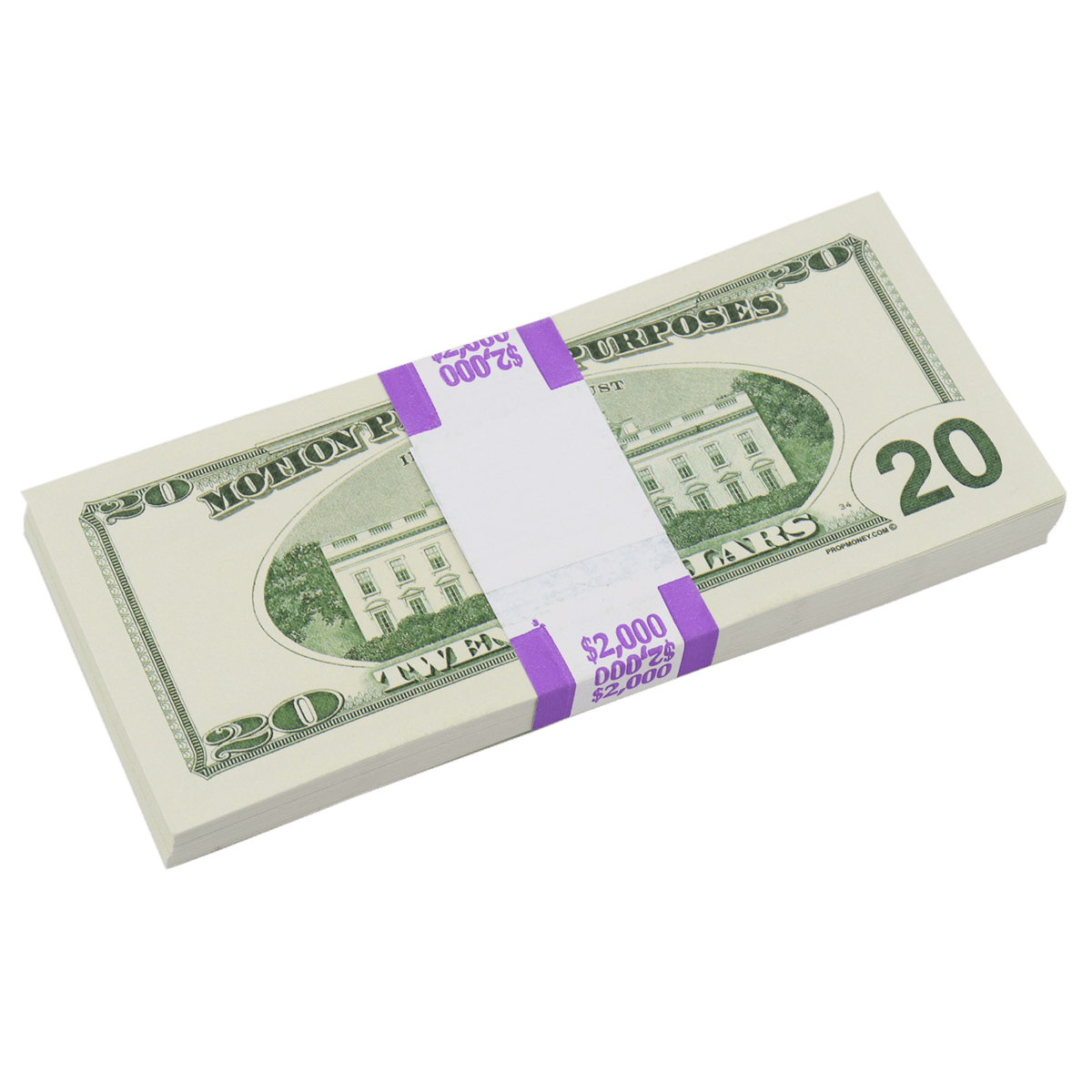 $2,000 Full Print 2000s Series Stack - PropMoney.com