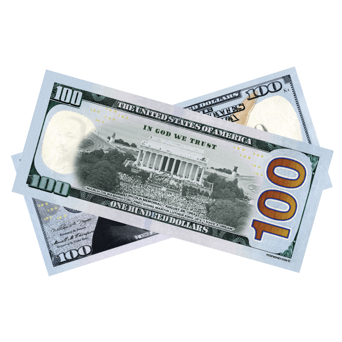 Martin Luther King Jr. Commemorative Bills - PropMoney.com