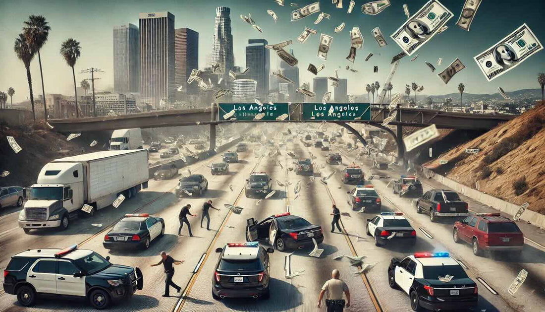 Los Angeles Freeway Prop Money Mystery 