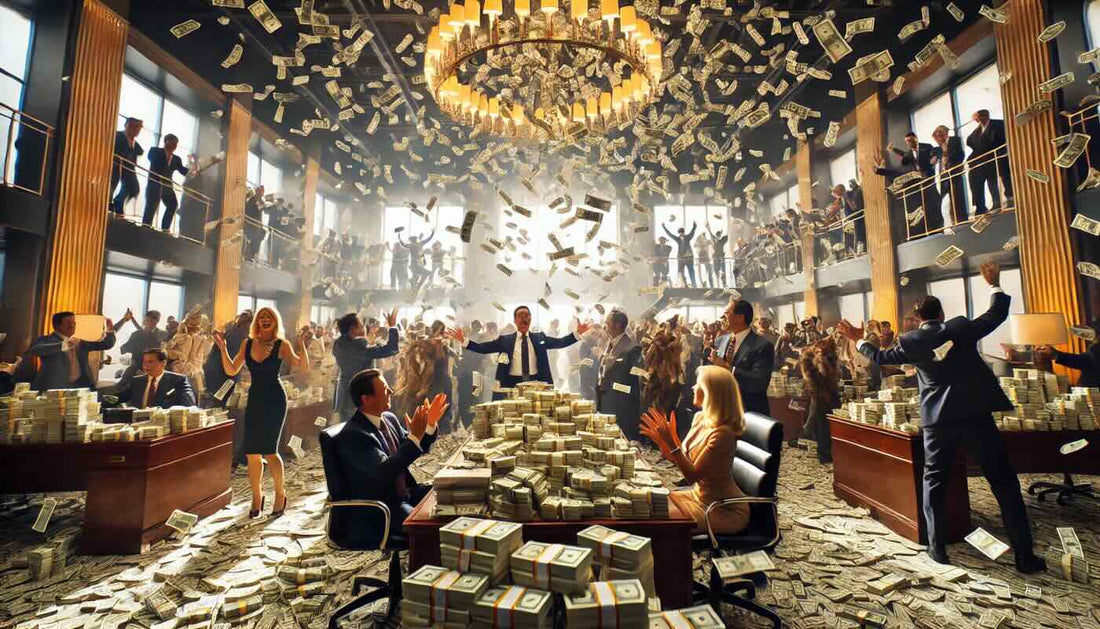 The Wolf of Wall Street Prop Money Scene