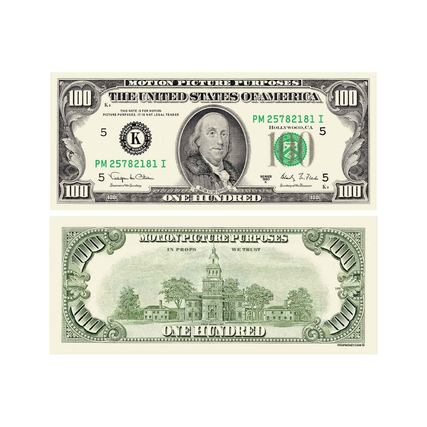 $20|$50|$100 $1,500 1990 Series Prop Money Bills Mix - Prop Money Inc.