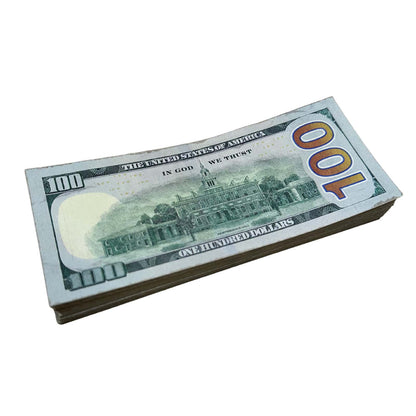 $100 Close-Up ✔️RealAged™ New Series Bills – Realistic Hero Prop Money