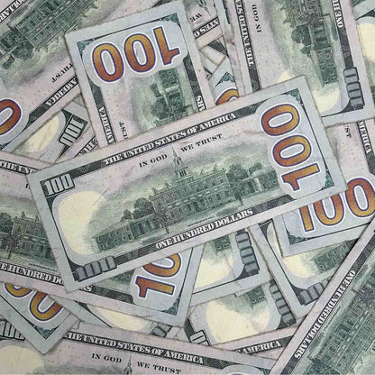 $100 Close-Up ✔️RealAged™ New Series Bills – Realistic Hero Prop Money
