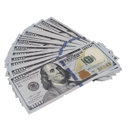 All Denomination Full Print New Series Mixed Bills Stack - PropMoney.com