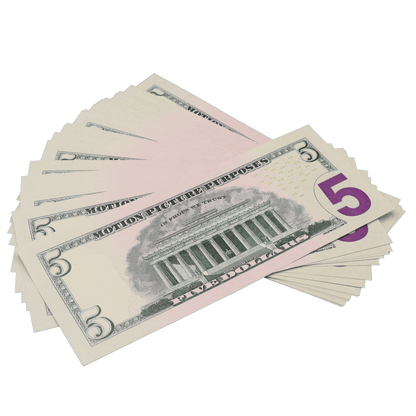 All Denomination Full Print New Series Mixed Bills Stack - PropMoney.com