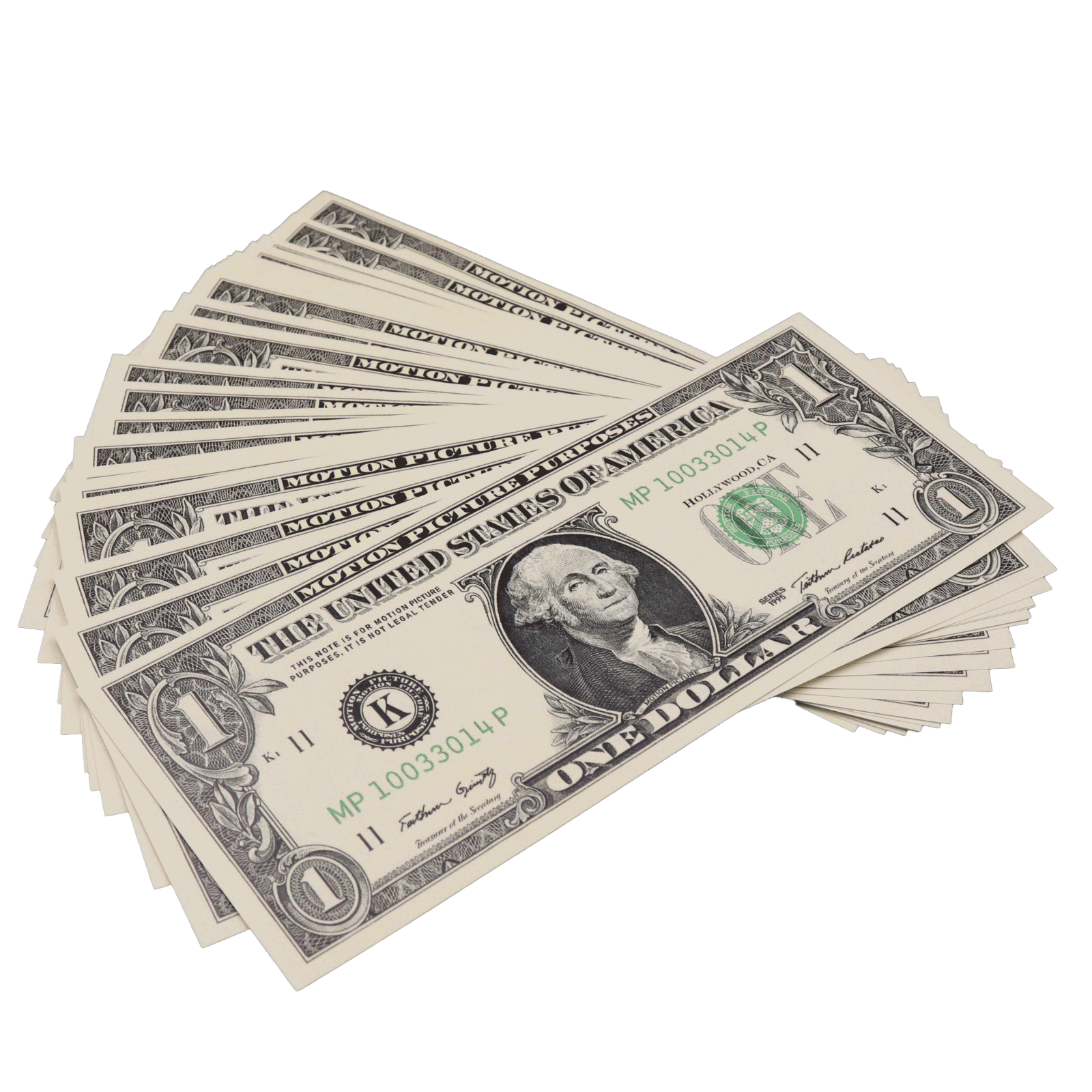 All Denomination Full Print New Series Mixed Bills Stack - PropMoney.com