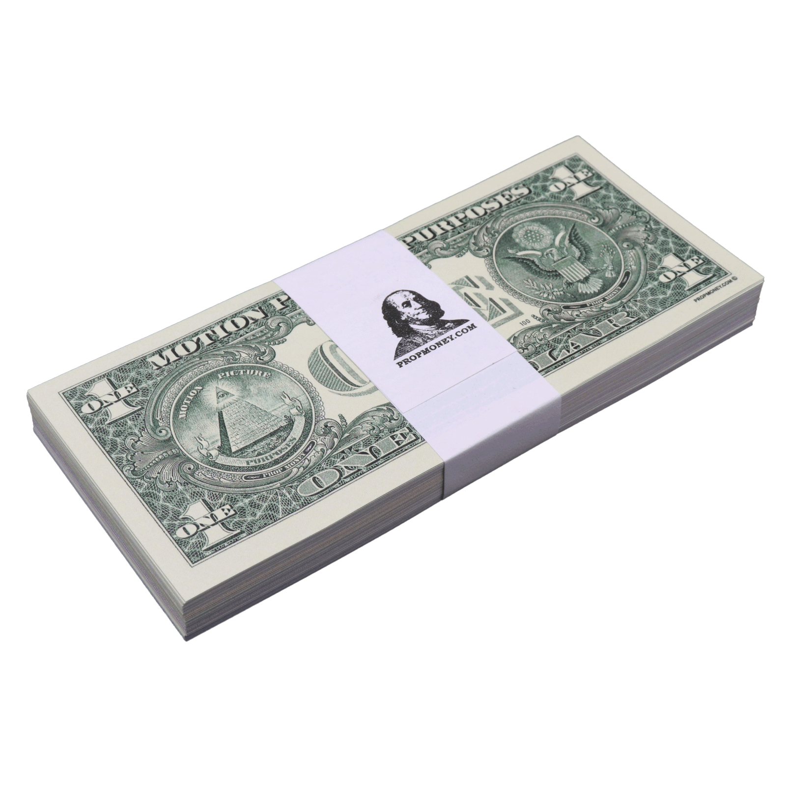 All Denomination Full Print New Series Mixed Bills Stack - PropMoney.com