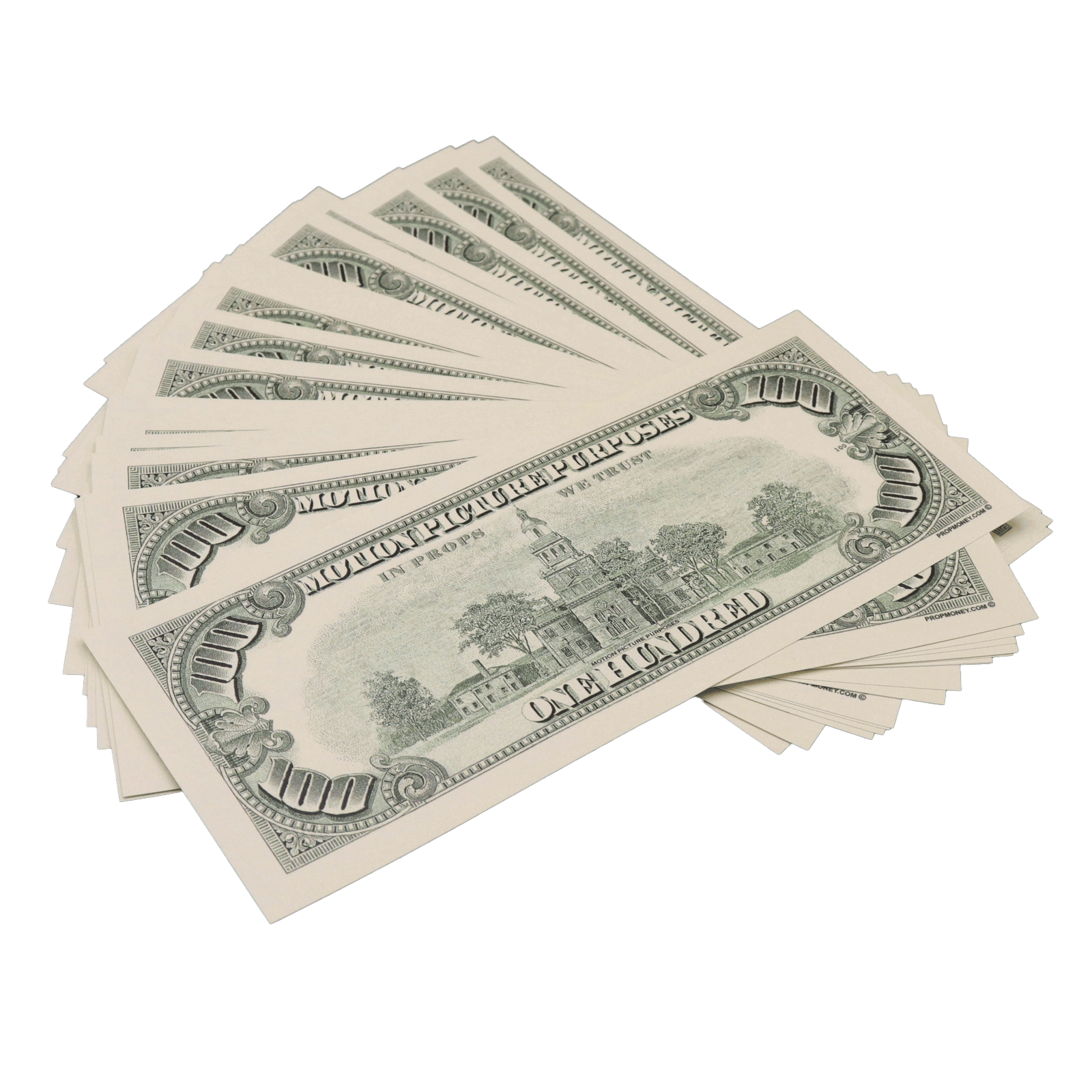All Denomination Full Print 1990 Series Mixed Bills Stack - PropMoney.com