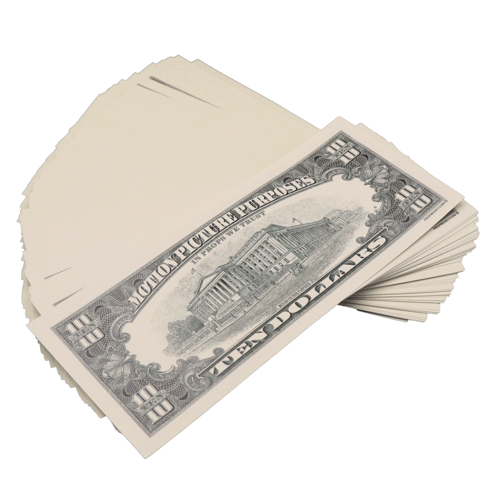 All Denomination Full Print 1990 Series Mixed Bills Stack - PropMoney.com