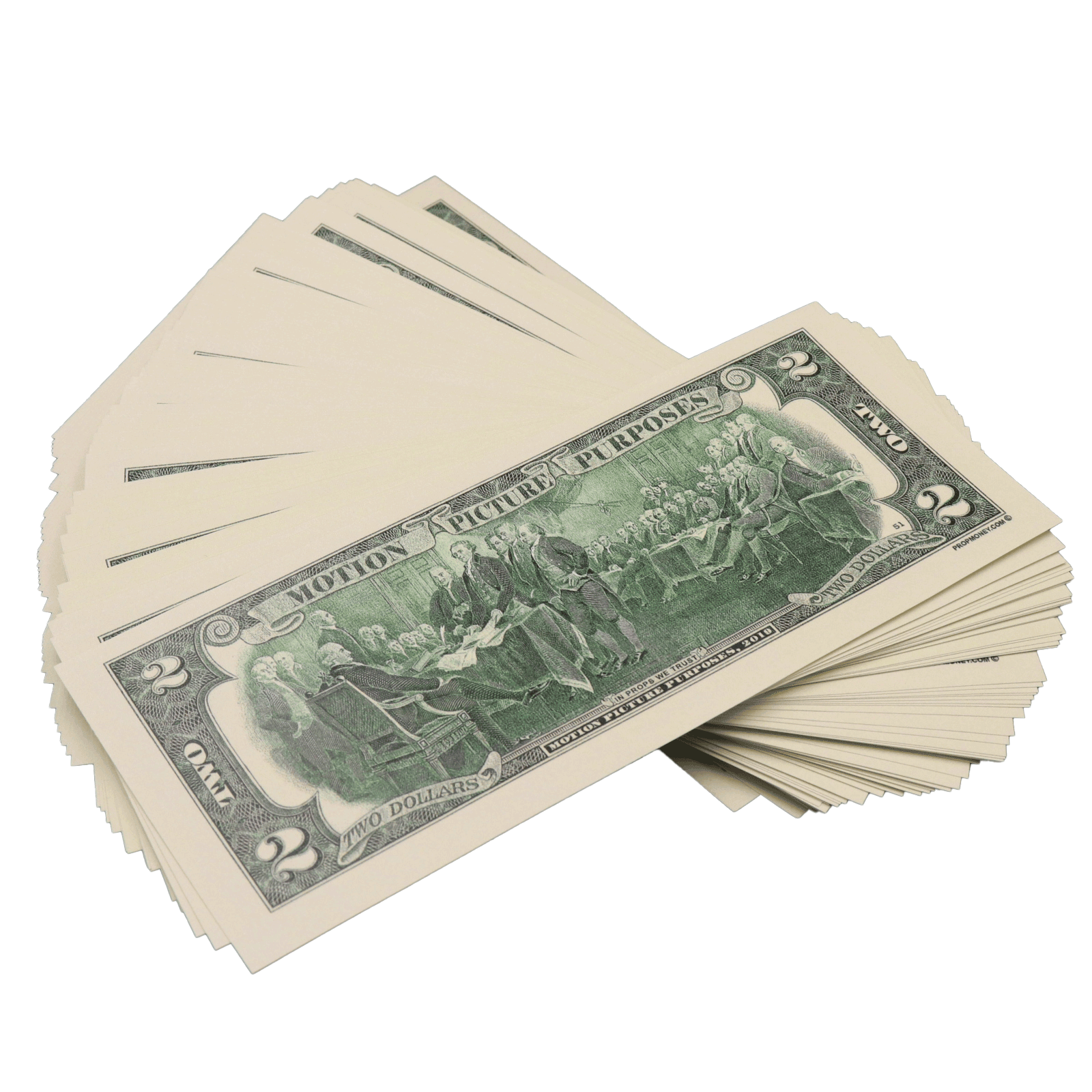 All Denomination Full Print 1990 Series Mixed Bills Stack - PropMoney.com