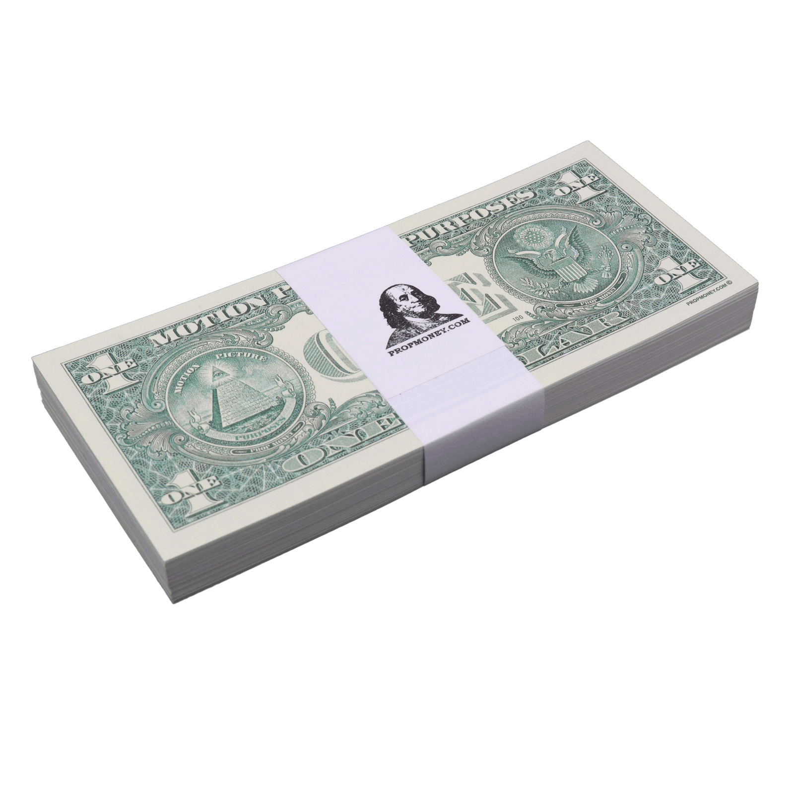 All Denomination Full Print 1990 Series Mixed Bills Stack - PropMoney.com