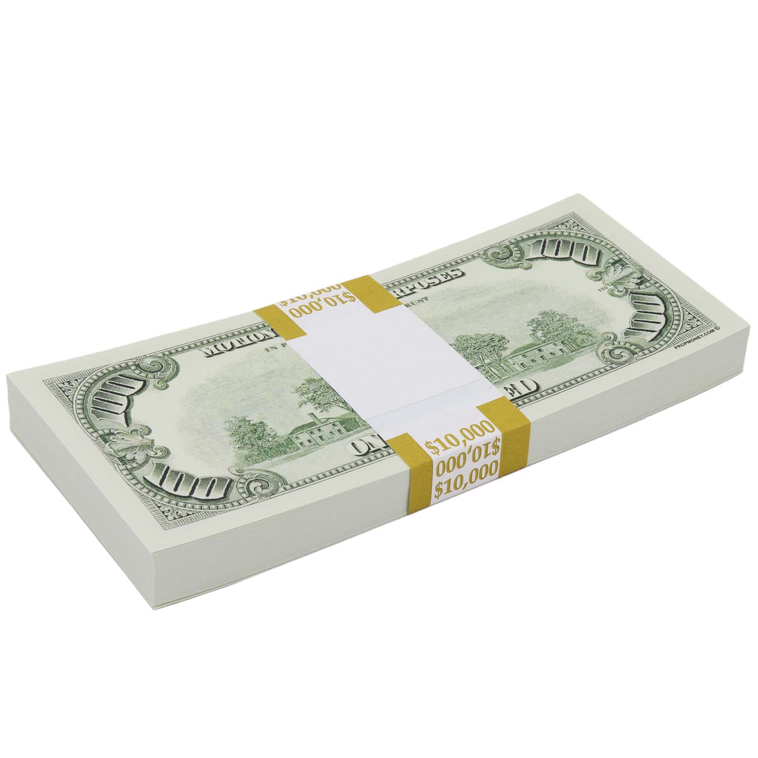 $10,000 Full Print 1990s Series Prop Money Stack - Prop Money Inc.